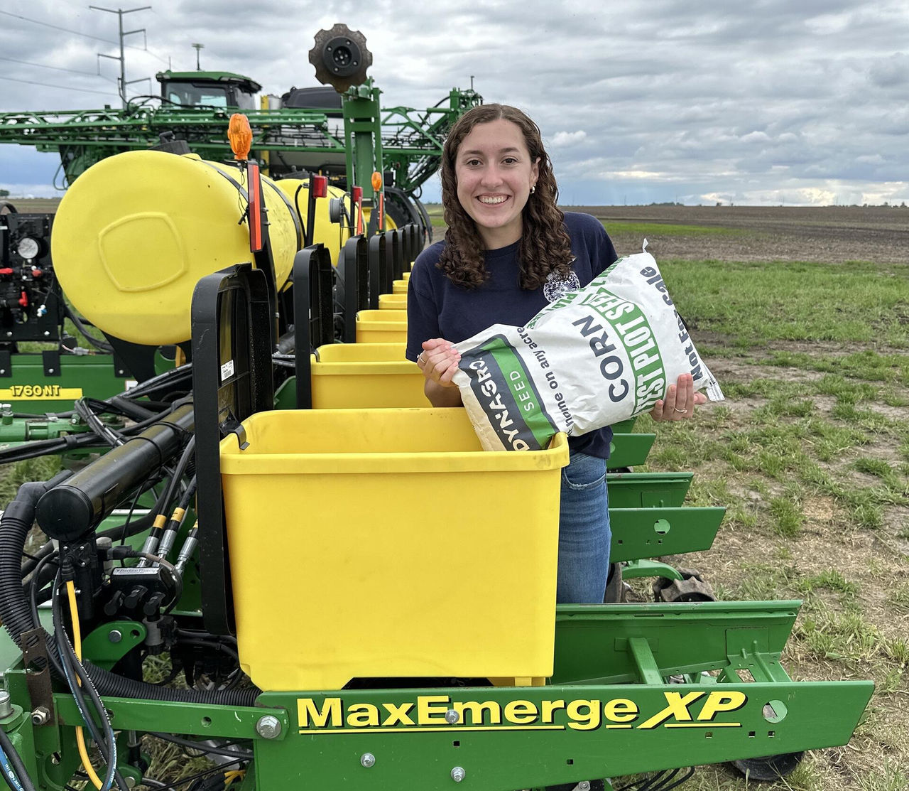 Farmer Reviewing documents